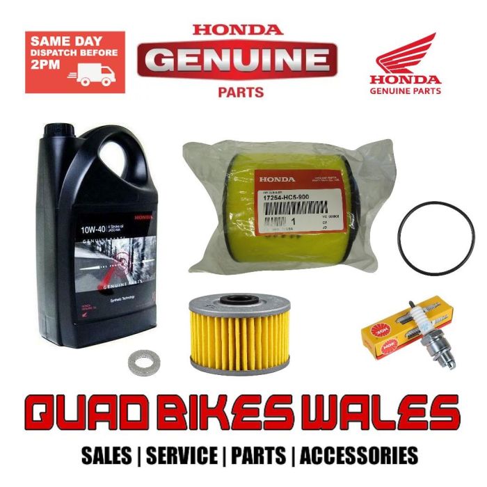 Genuine Honda TRX350 TM FE FM 00-06 Fourtrax Service Kit & Oil