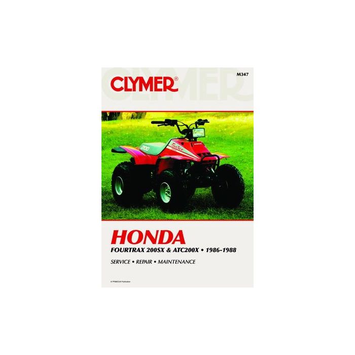 HONDA FOURTRAX 200 SX & ATC200X 1986-1988 Manual Workshop