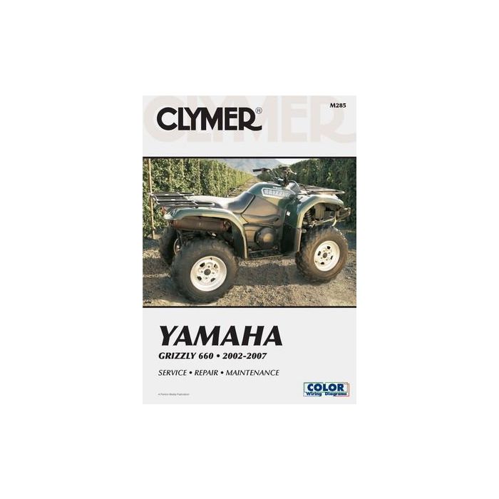 Yamaha Grizzly 660 02-08 Clymer Workshop Manual