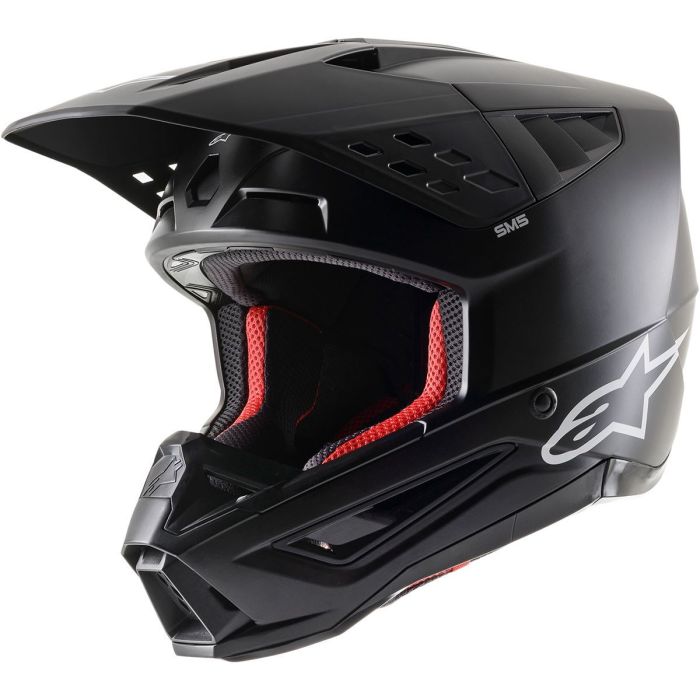 Alpinestars Supertech SM5 Solid Black Mx Helmet