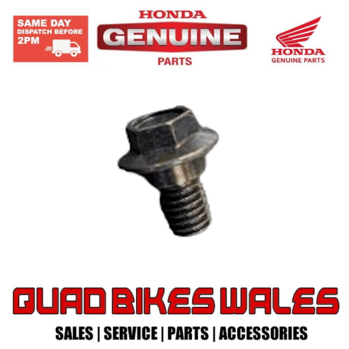Genuine Honda BOLT,FORK COVER 90119-KCW-870