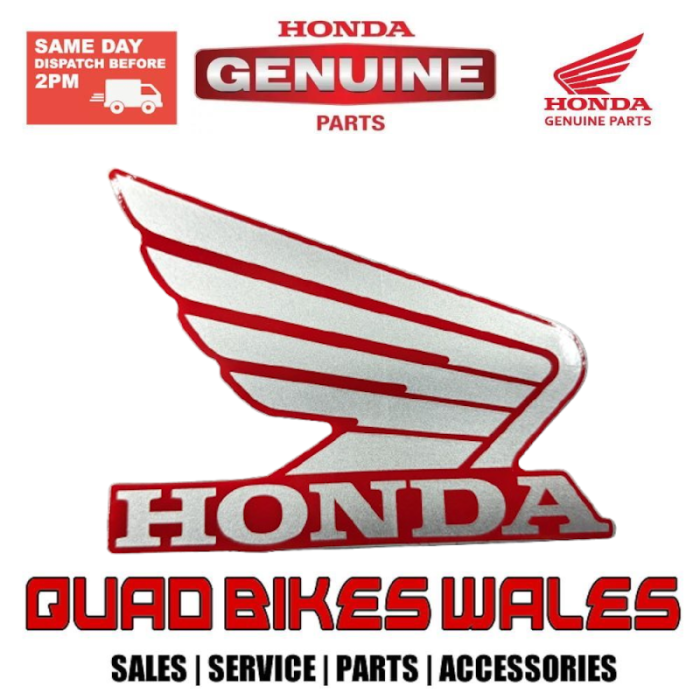 Genuine Honda EMBLEM,R F*TYPE1* 87121-HM8-B20ZA