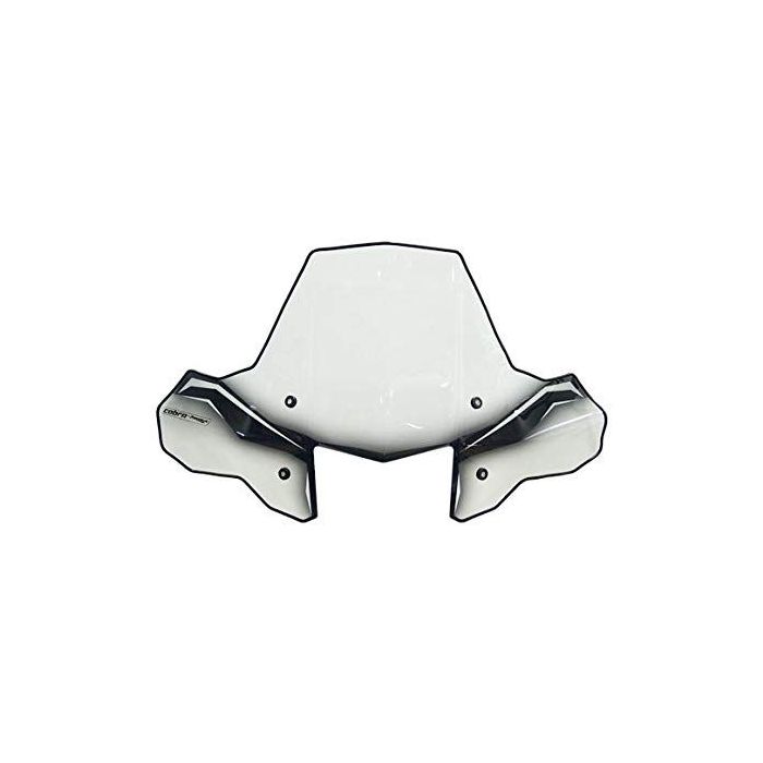 PowerMadd Cobra ProTek Standard Mount ATV Windshield w/ Headlight Cut-Out - 24570