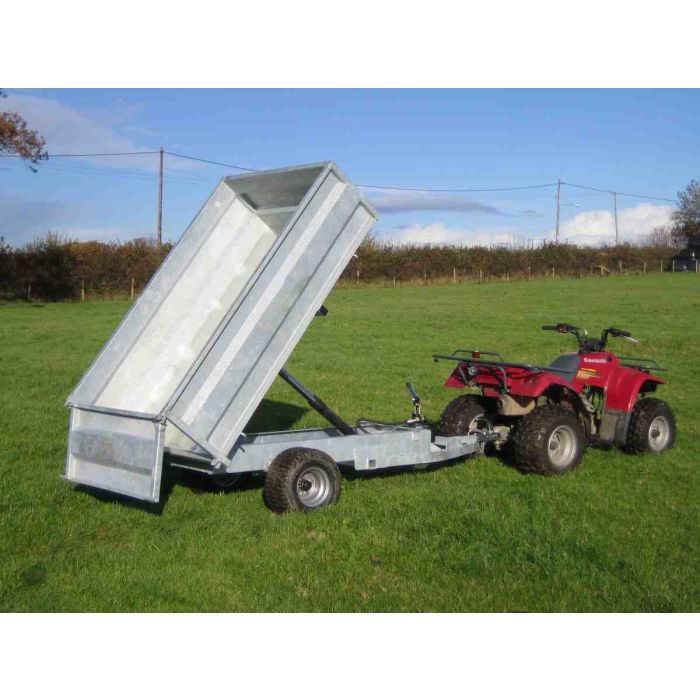 Quad Hydraulic Tipping Trailer 5'6 x 3'6