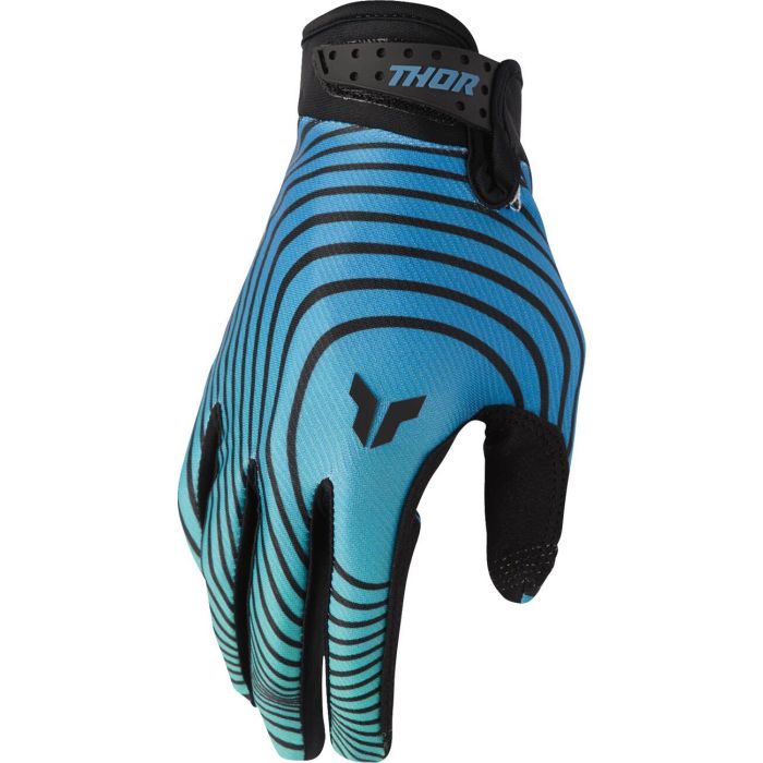 THOR Launchmode Identity Gloves Green/Blue/Black