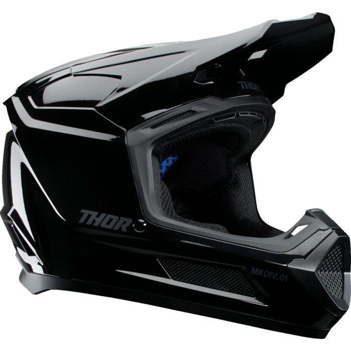 THOR Youth Fleet Blackout Gloss MX Helmet