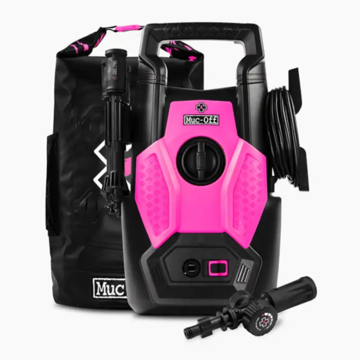 Muc-Off Motorcycle Pressure Washer Starter Kit + 30L Dry Bag 1200W