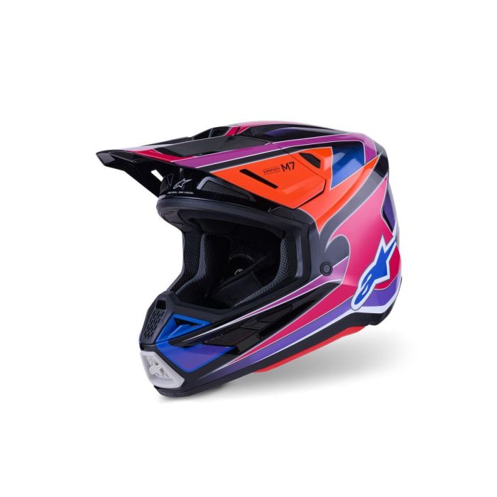 ALPINESTARS SM7 Fuse Helmet BLU/PU/PINK 2025 Model