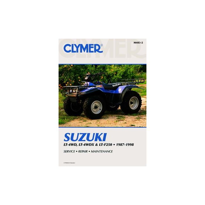 Suzuki LT4WD LTF4WDX & LT-F250 87-98 Clymer Workshop Manual