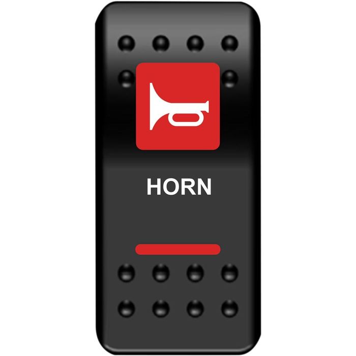 MUD Horn Red Rocker Switch ATV UTV