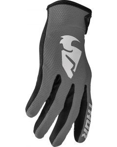 THOR Youth Sector MX Motorcross Gloves Gray/White 2023 Model
