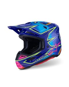 ALPINESTARS SM7 Cast Helmet BLU/YL/PINK 2025 Model