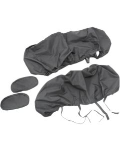 Polaris Ranger Full Size 02-08 Seat Back & Head Support Overcovers Black