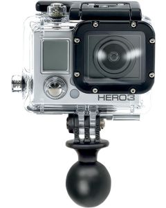 Ram Mounts 1 in. Diameter Ball with Custom GoPro Camera Adapter - RAP-B-202-GOP1