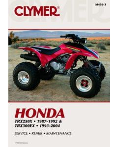 Honda TRX250X 1987 - 1992 : TRX300EX 93-06 Clymer Workshop Manual