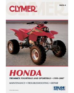 Honda TRX400EX Fourtrax & Sportrax 99-07 Clymer Workshop Manual