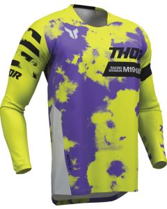 THOR Youth Launchmode Bleach Jersey Purple/Yellow