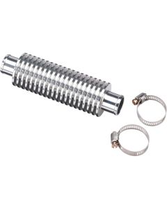 Moose Racing Silver Aluminium In-Line Cooler 134.9 mm x 38.1 mm