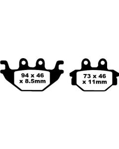 FA377TT EBC Quad Brake Pads