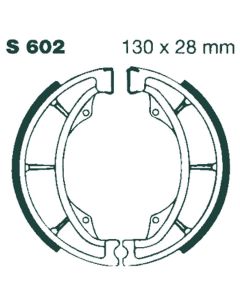 S602 EBC Quad Brake Shoes