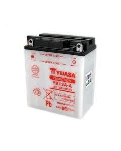 YUASA YB12A-A Battery with Acid Pack
