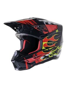 Alpinestars Supertech SM5 Rash Red Mx Helmet