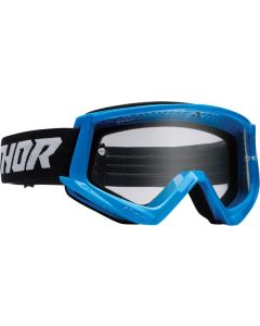 THOR Combat Racer Goggles Blue/Black