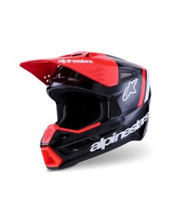 ALPINESTARS SM3 Radium Helmet BLK/RED/WH 2025 Model