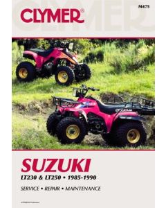 Suzuki LT230 & LT250 1985-1990 Clymer Workshop Manual