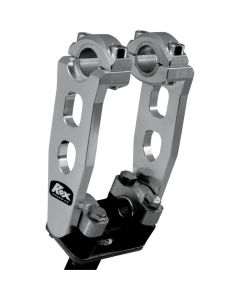 ROX SPEED FX ELITE PIVOTING RISERS FOR 22,2 mm (7/8") OR 28,6 mm (11/8") HANDLEBARS 125cm RISE NATURAL ALUMINIUM