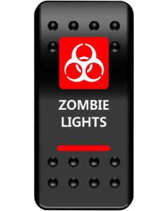 MUD On/Off Red Roof Zombie Light Rocker Switch ATV UTV