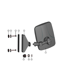 DFK Mirror To Fit Cab For Honda Pioneer 700 Left or Right Side All Models