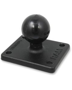 Ram Mounts RAM 2 in. x 1.7 in. Base with 1 in. Ball for Garmin Zumo, TomTom Rider and Urban Rider - RAM-B-347U