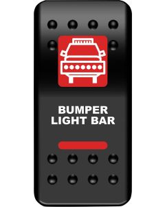 MUD Bumper Light Bar Red Rocker Switch ATV UTV