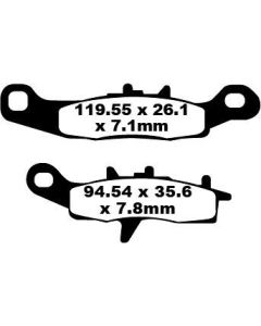 FA349R EBC Quad Brake Pads