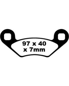 FA159TT EBC Quad Brake Pads
