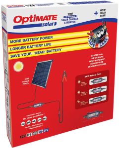 Optimate Solar Panel Charger Maintainer 60w Shed Caravan Van Garage OP60