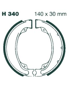 H340 EBC Quad Brake Shoes