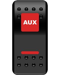MUD Aux Power Red Rocker Switch ATV UTV