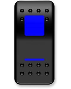 MUD On/Off Blue Rocker Switch ATV UTV