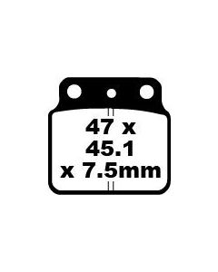 FA137TT EBC Quad Brake Pads
