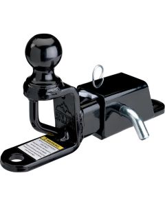 ATV 2 Inch Trio HD Three Way Receiver Hitch With Bolt On Adaptor