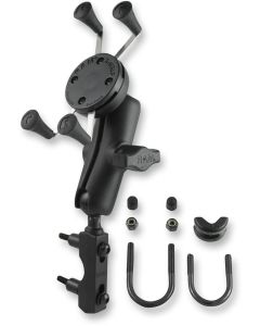 Ram Mounts Ram Combination Brake/Clutch Resevoir U-Bolt Mount W/ Universal X-Grip Cell Phone Holder - RAM-B-174-UN7