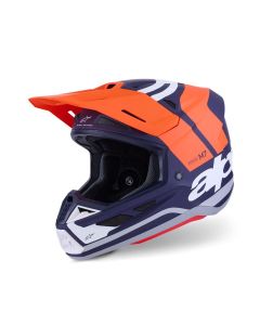 ALPINESTARS SM7 Core Helmet ORAN/BLUE 2025 Model