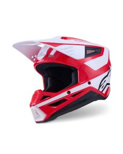 ALPINESTARS SM3 Heat Helmet RED/WH/BLK 2025 Model