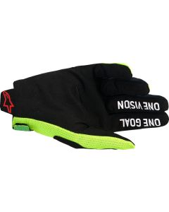 ALPINESTARS Radar Pro Gloves GRN/YELL/PNK FL