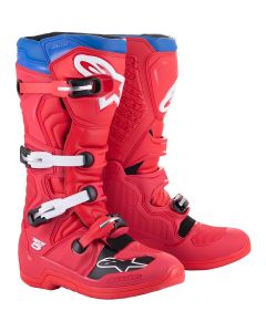 Alpinestars Tech 5 Boots Red Blue White