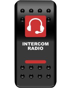 MUD Intercom Red Rocker Switch ATV UTV