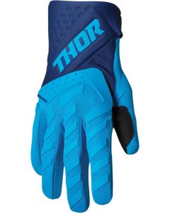 THOR Youth Spectrum MX Motorcross Gloves Blue/Navy