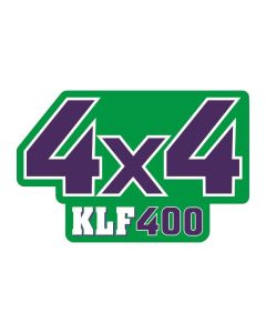 Kawasaki KLF 400C 4X4 Lime Green Decal Sticker